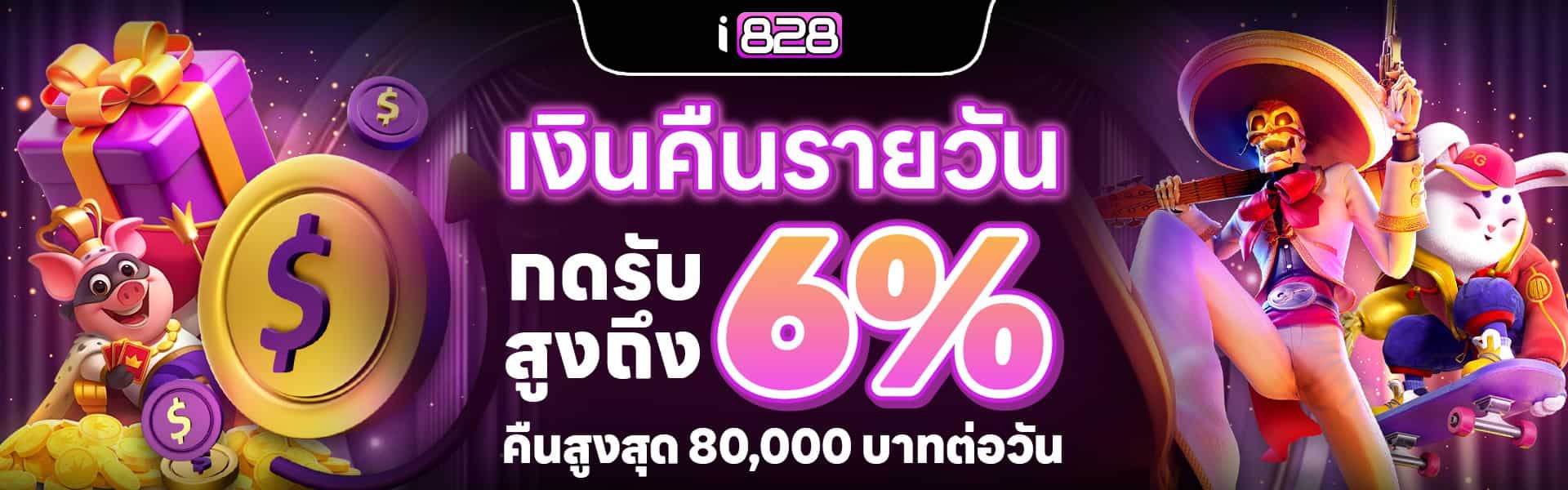 I828 เว็บตรงสล็อตค่ายนอก ฝากถอนโอนเร็ว ฝากแรกฟรีโบนัส 100%